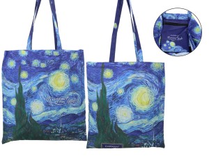 Carmani torba na ramię 44x39 cm, Vincent van Gogh - Gwieździsta noc