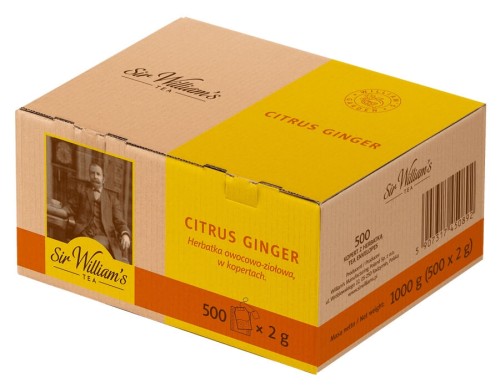 Sir William's  Citrus Ginger 500x2g saszeteki w kopertach.jpg