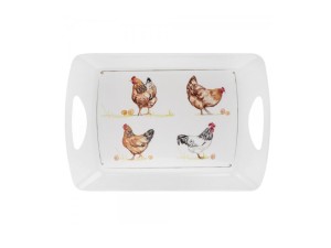 Lesser & Pavey Chickens taca 48x43 cm , motyw: kurczaki