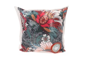 Carmani poduszka 50x50 cm z wypełnieniem, kwiaty - motyw współczesny